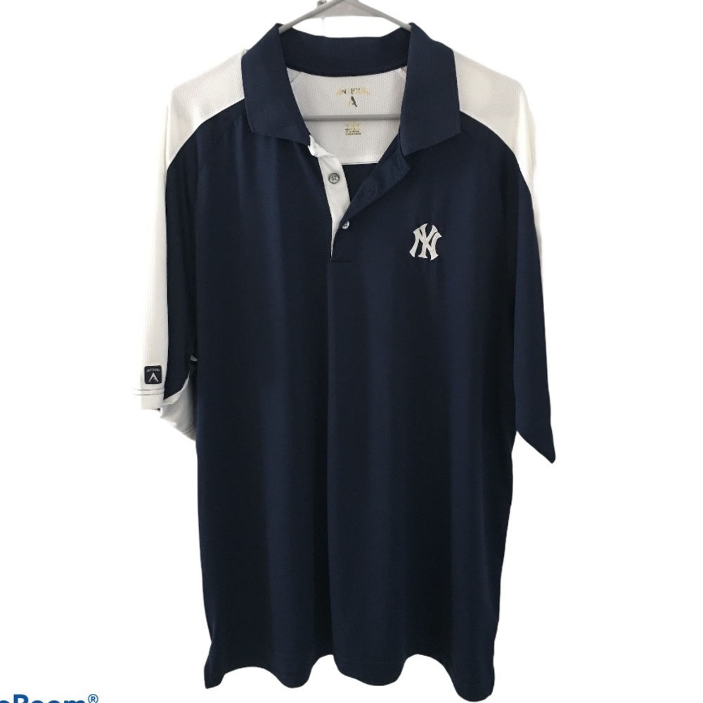 Antiqua men’s size xl ny Yankees polo shirt